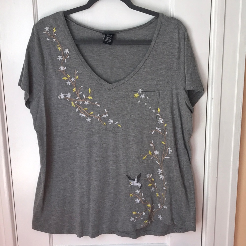Embroidered Tee